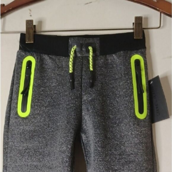 Children's Gray Joggers with Neon Accents - Picture 3 of 12